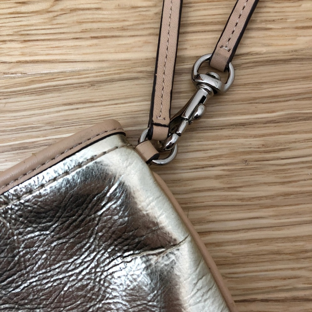 Metallic Coach Wristlet - Picture 6 of 7